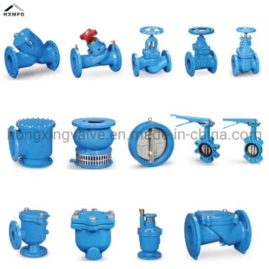 Full Range Flange Stainless Steel Ductile Cast Iron Butterfly Non-Rising Gate Globe Check Balance Balancing Strainer Air Vent Ball Fire Valve